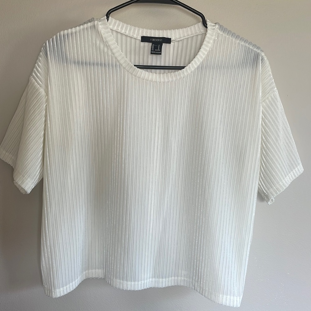 Forever21 semi sheer top